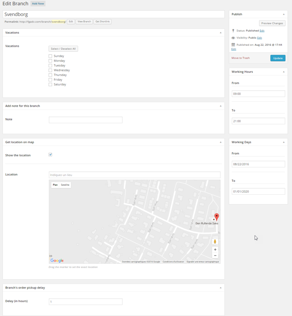 woocommerce click and pick local pickup 2
