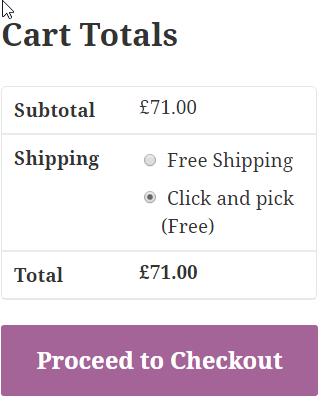 woocommerce click and pick local pickup 3