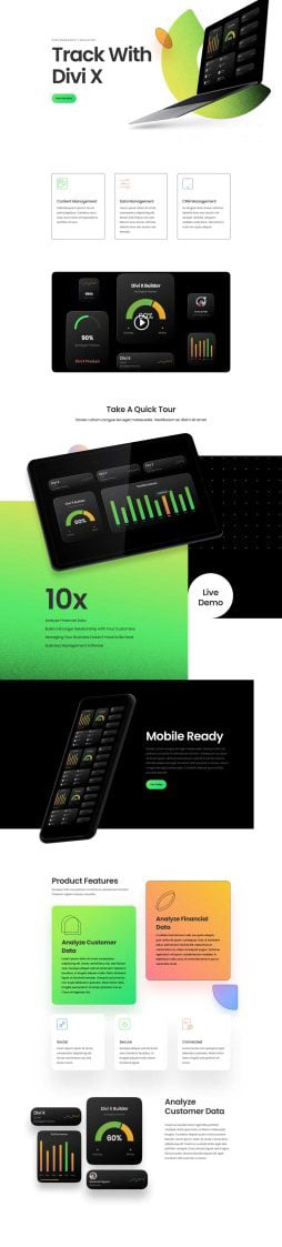Divi exemple template 2