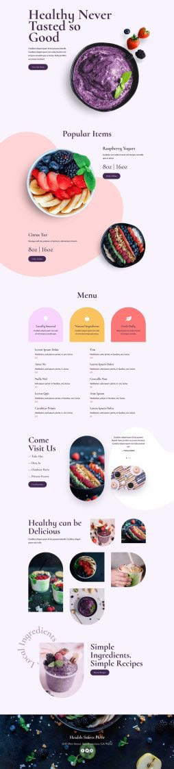 Divi exemple template 3