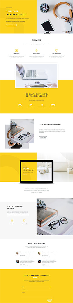 exemple site Divi 3