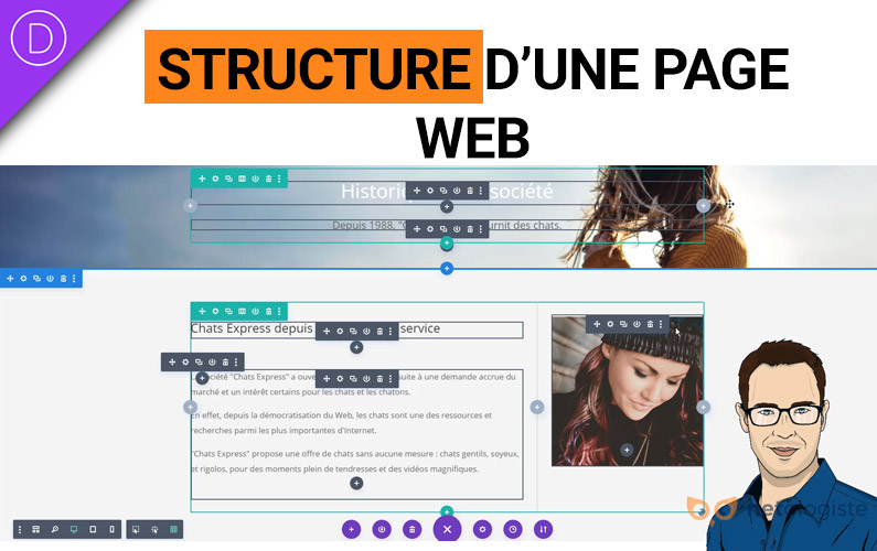 mise en page Divi
