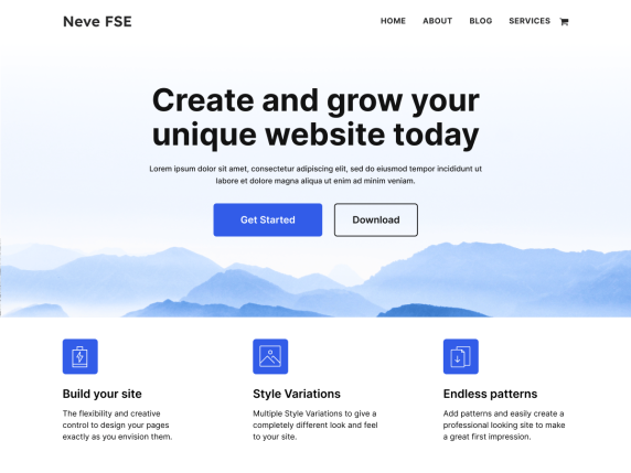 thème WordPress FSE Neve FSE