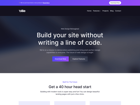 thème WordPress FSE Ollie