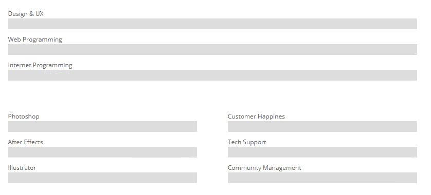 divi demo module compteur barre