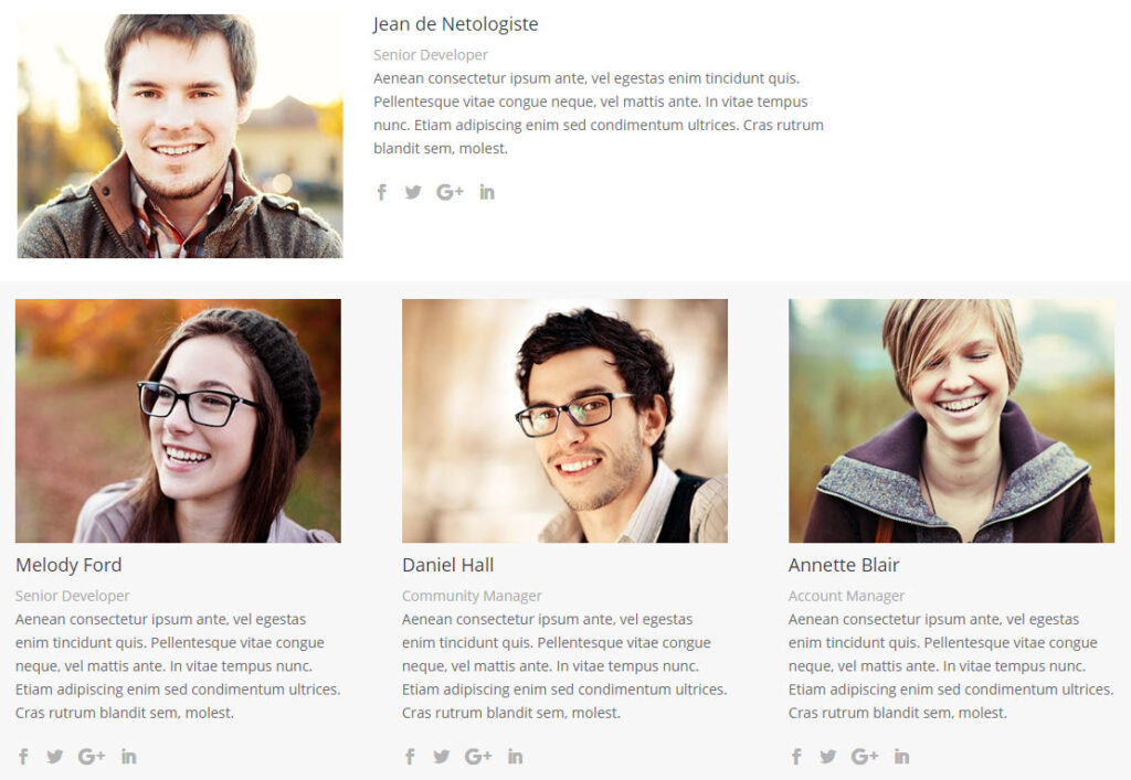 divi demo module personne