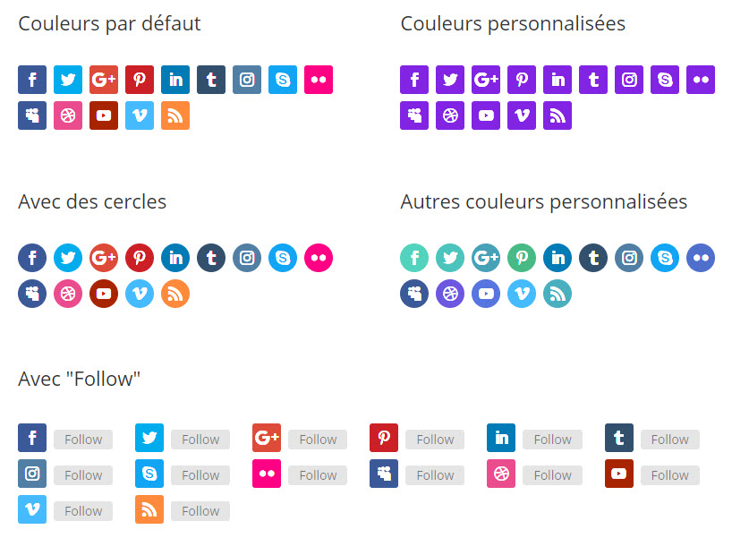 divi demo module suivez-nous sur les reseaux