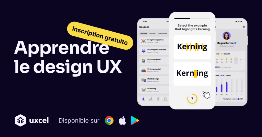 Uxcel apprendre UI UX design