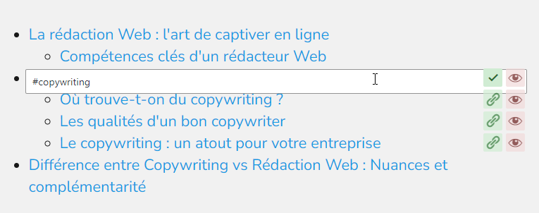 rank math table of contents éditer ancre